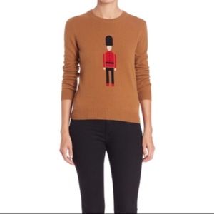 Burberry Brit Soldier Cashmere/Wool Sweater Sz L